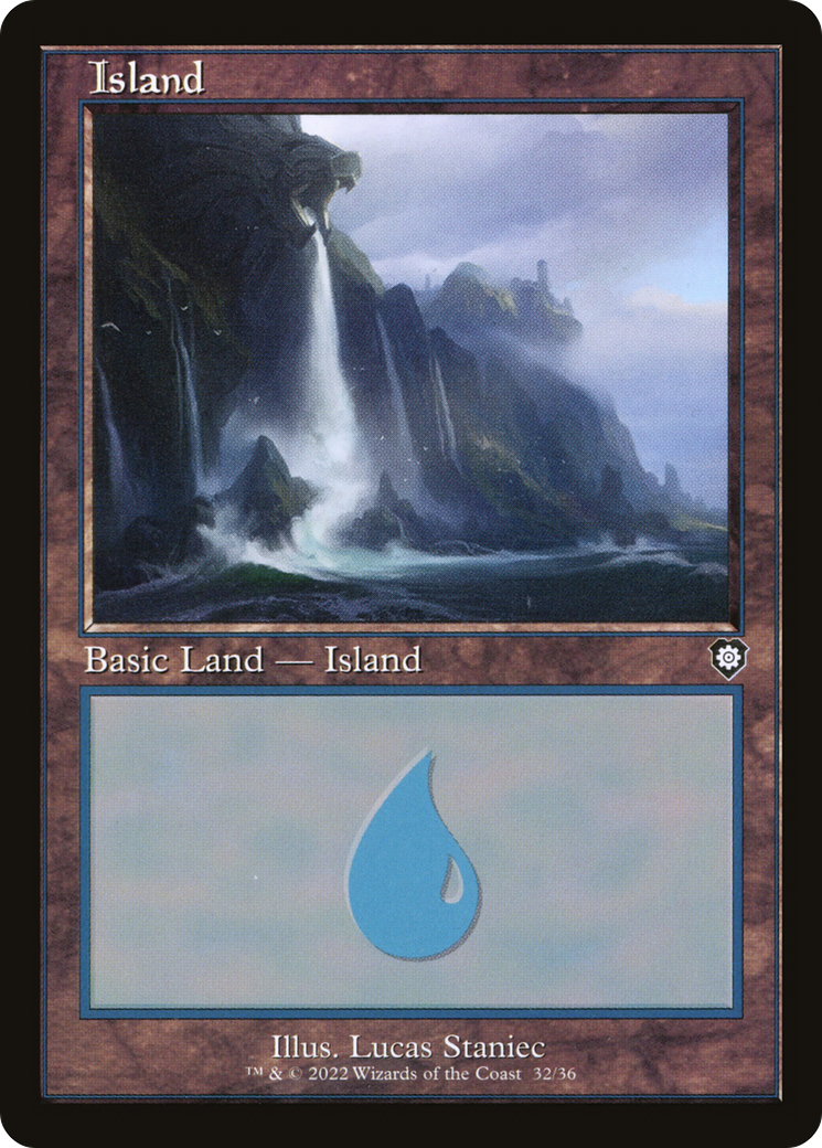 Island (Retro) (032) - The Brothers' War Commander