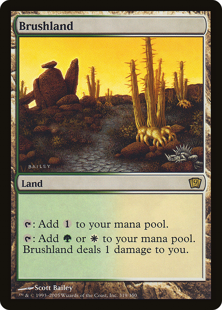 Brushland (319) Foil - Ninth Edition