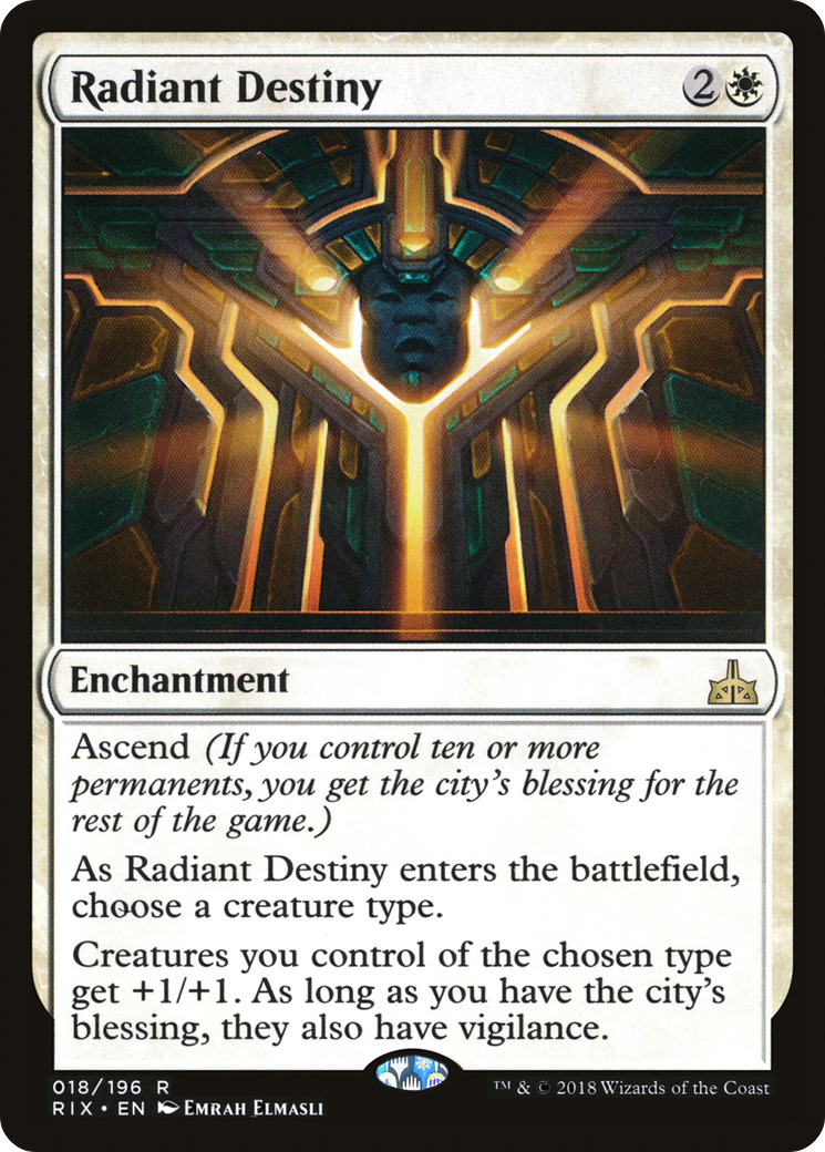 Radiant Destiny (018) - Rivals of Ixalan