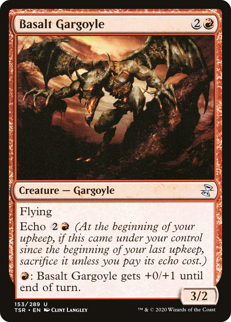 Basalt Gargoyle (153) Foil - Time Spiral Remastered