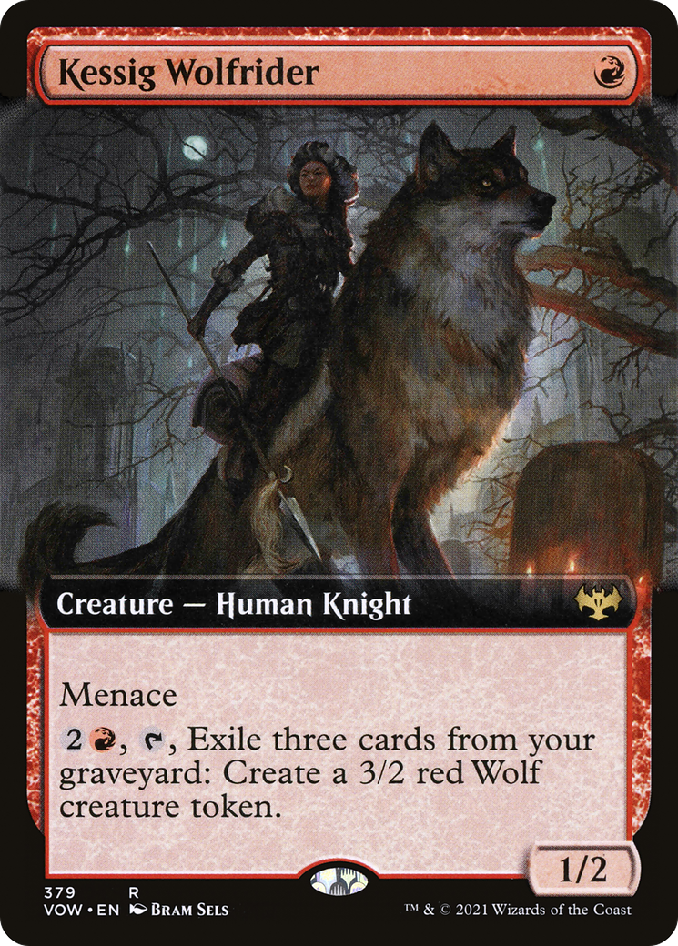 Kessig Wolfrider (Extended Art) (379) - Innistrad: Crimson Vow