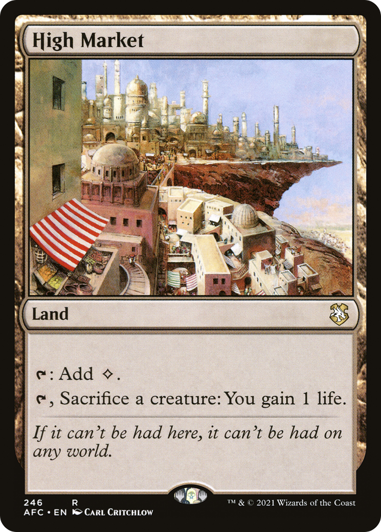 High Market (246) - Forgotten Realms Commander