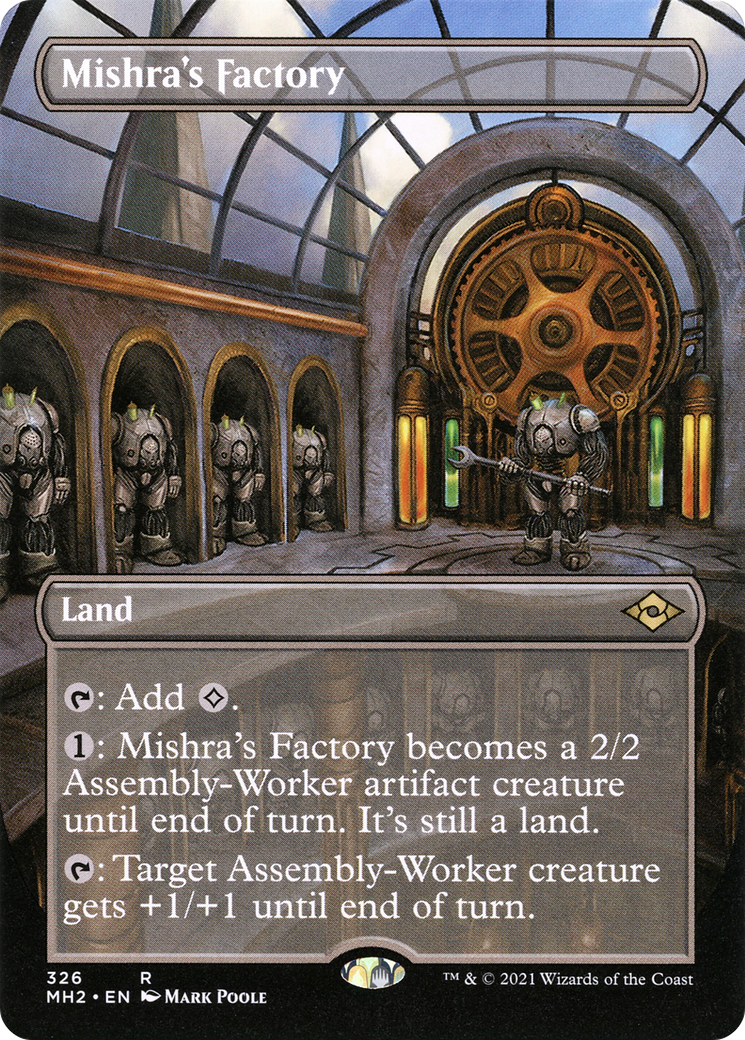 Mishra's Factory (Borderless) (326) Foil - Modern Horizons 2