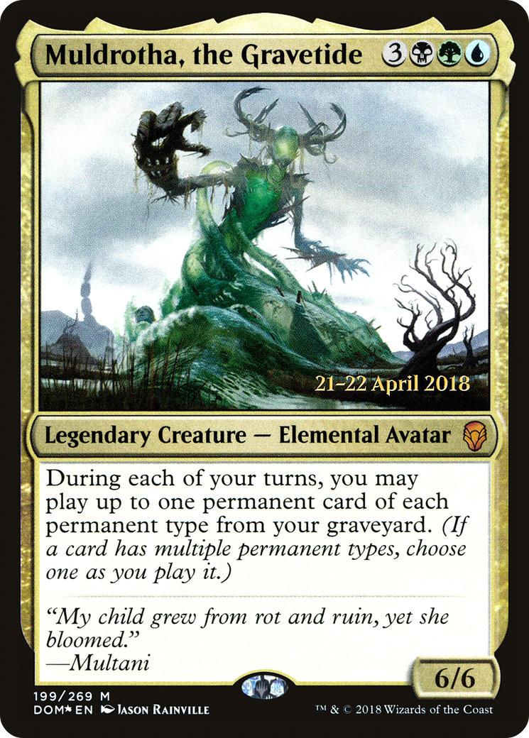 Muldrotha, the Gravetide (199) Foil - Dominaria Promos