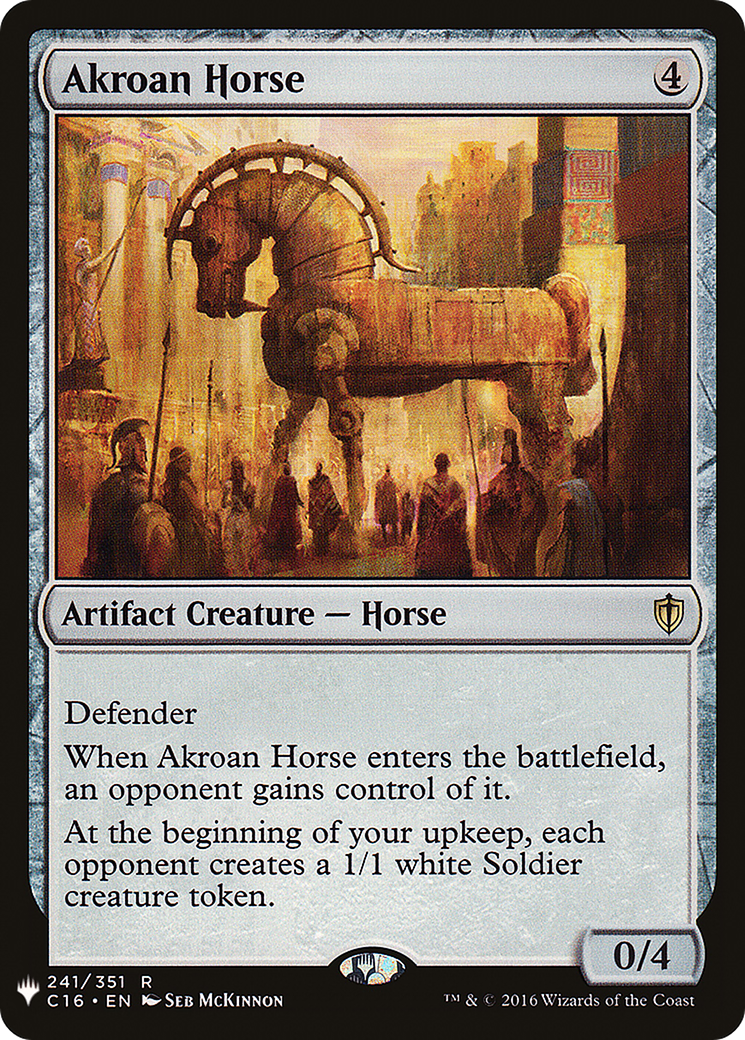Akroan Horse (C16-241) - The List