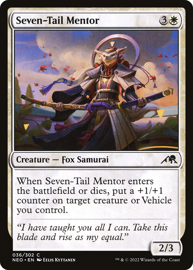 Seven-Tail Mentor (036) - Kamigawa: Neon Dynasty