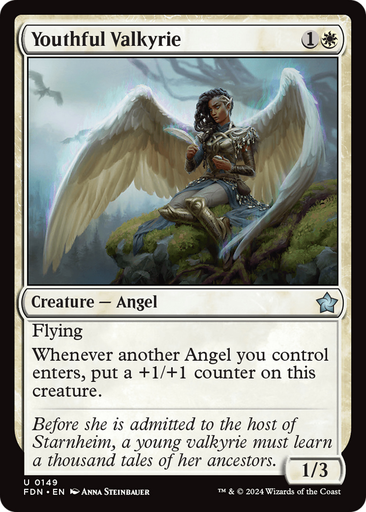 Youthful Valkyrie (149) Foil - Foundations