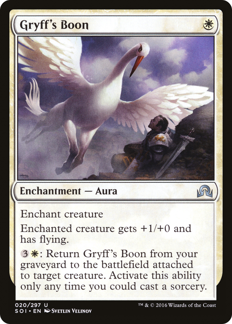 Gryff's Boon (020) Foil - Shadows over Innistrad