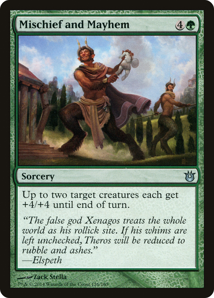 Mischief and Mayhem (126) Foil - Born of the Gods