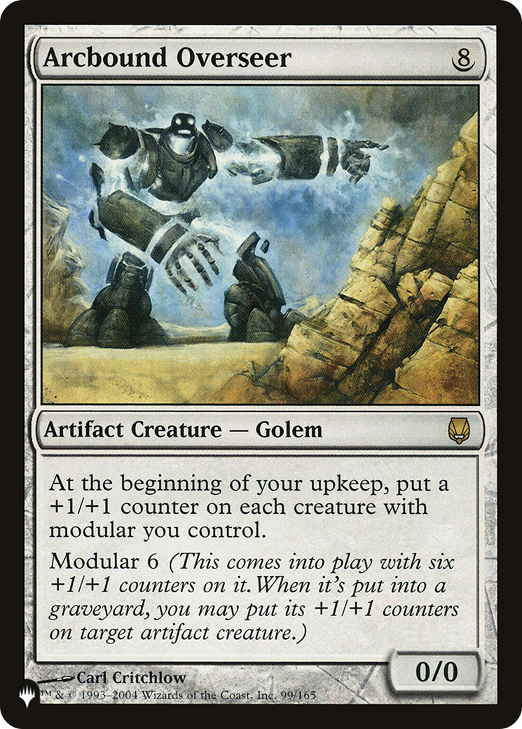 Arcbound Overseer (99/165) - The List
