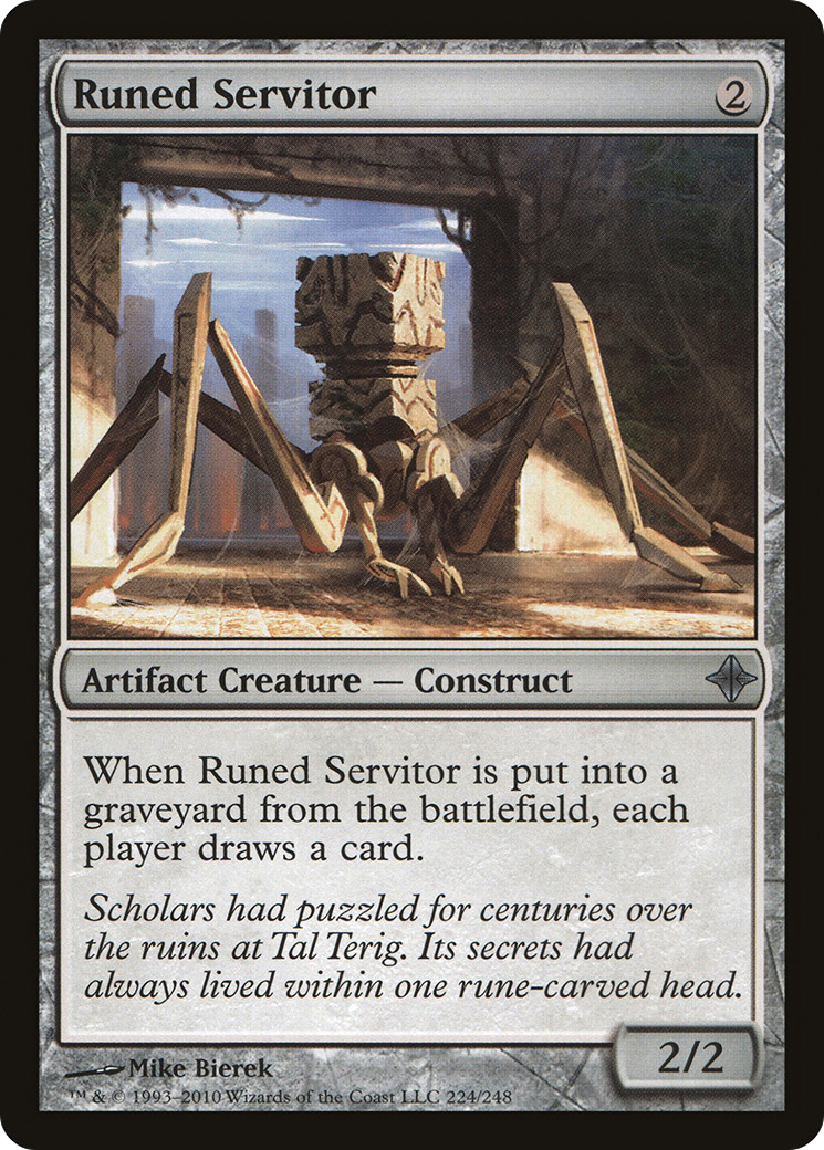 Runed Servitor (224) Foil - Rise of the Eldrazi