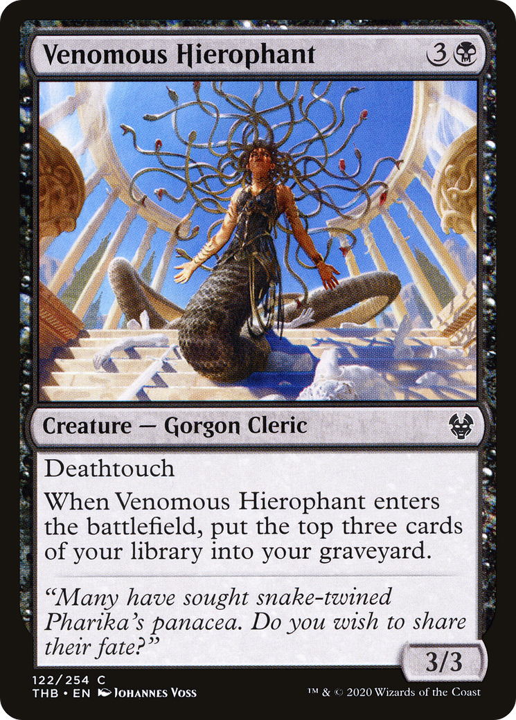 Venomous Hierophant (122) - Theros Beyond Death