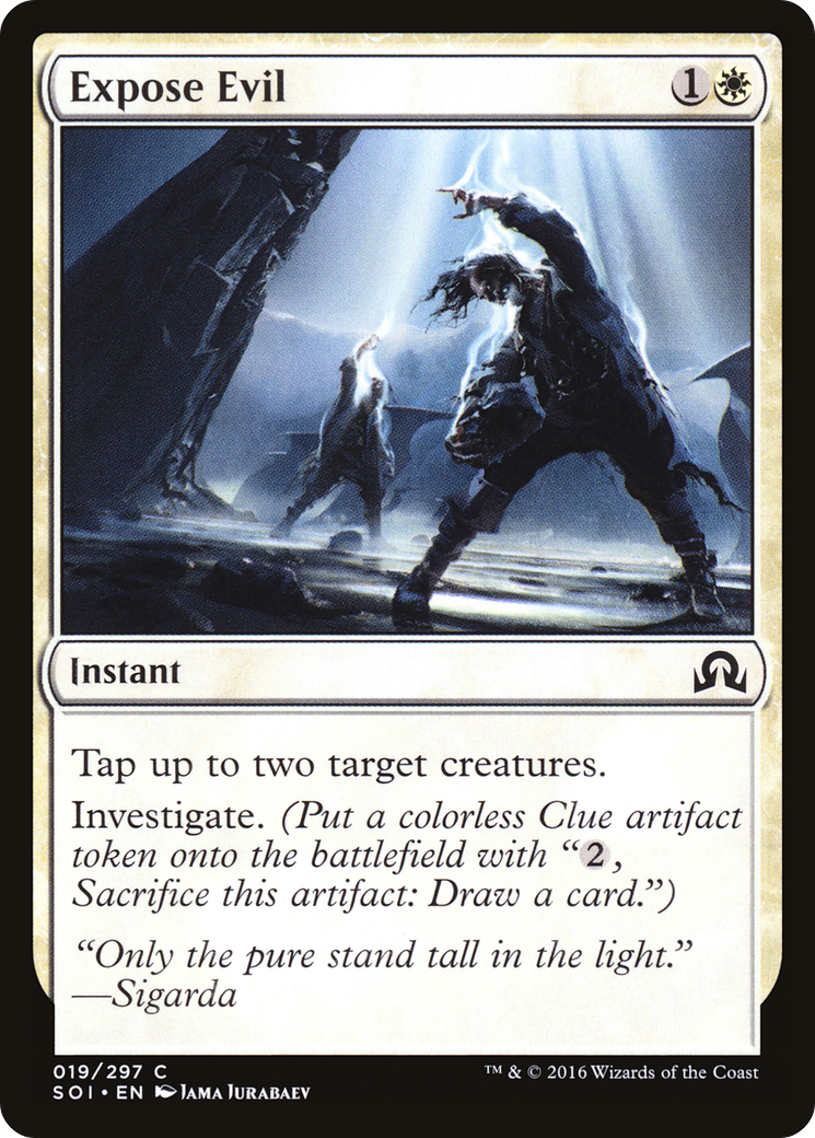Expose Evil (019) Foil - Shadows over Innistrad