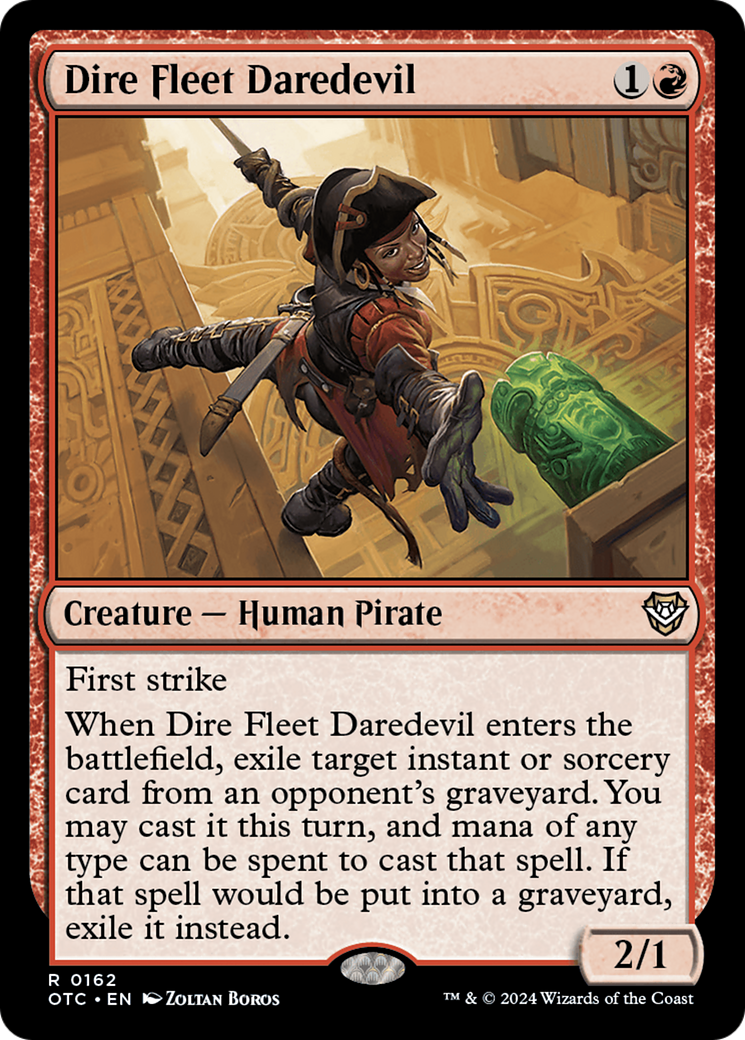 Dire Fleet Daredevil (162) - Outlaws of Thunder Junction Commander