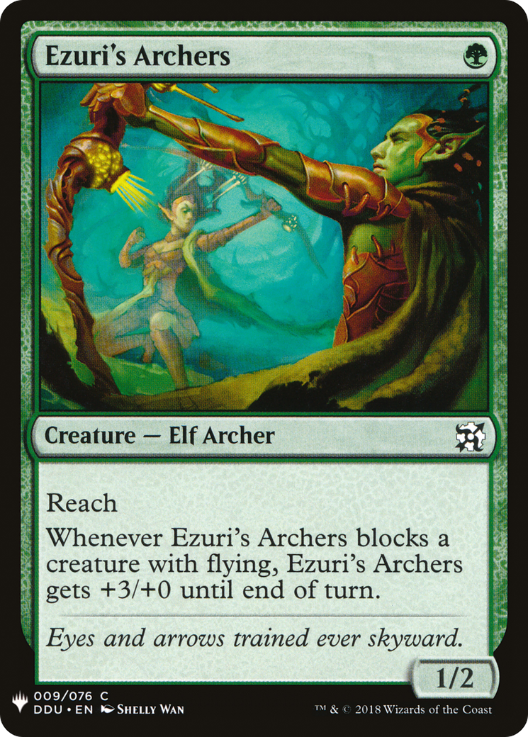 Ezuri's Archers (DDU-9) - The List