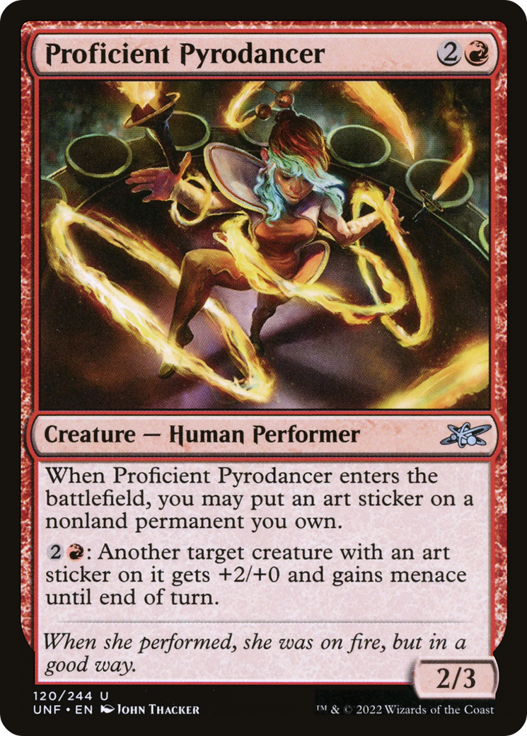 Proficient Pyrodancer (120) - Unfinity