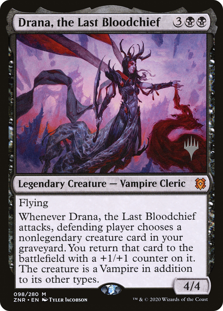 Drana, the Last Bloodchief (098) Foil - Zendikar Rising Promos