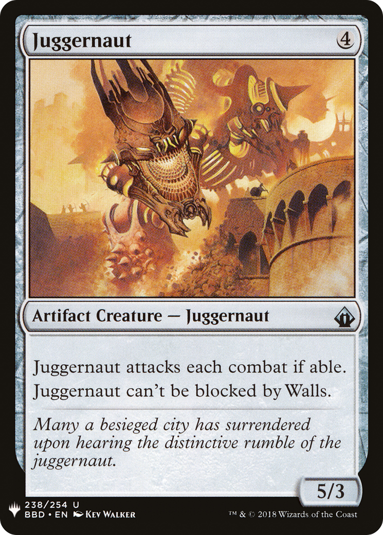 Juggernaut (238) - The List