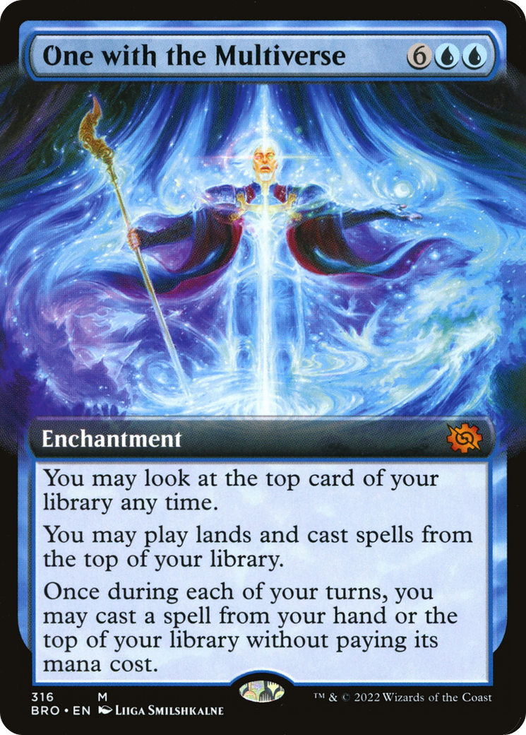 One with the Multiverse (Extended Art) (316) Foil - The Brothers' War