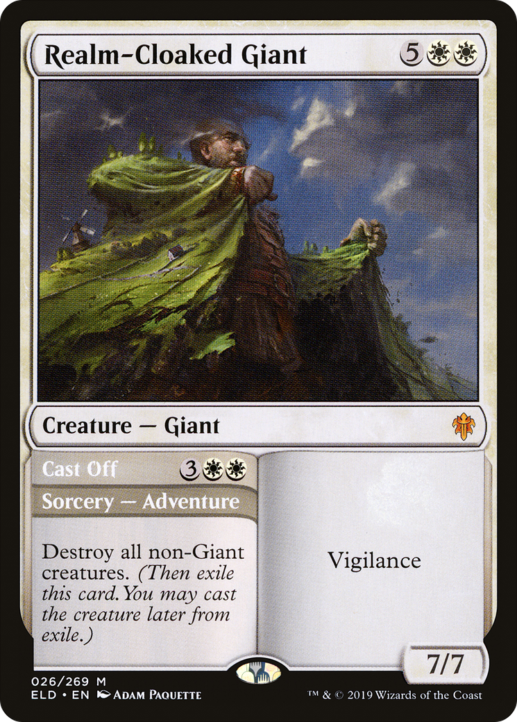 Realm-Cloaked Giant (026) - Throne of Eldraine