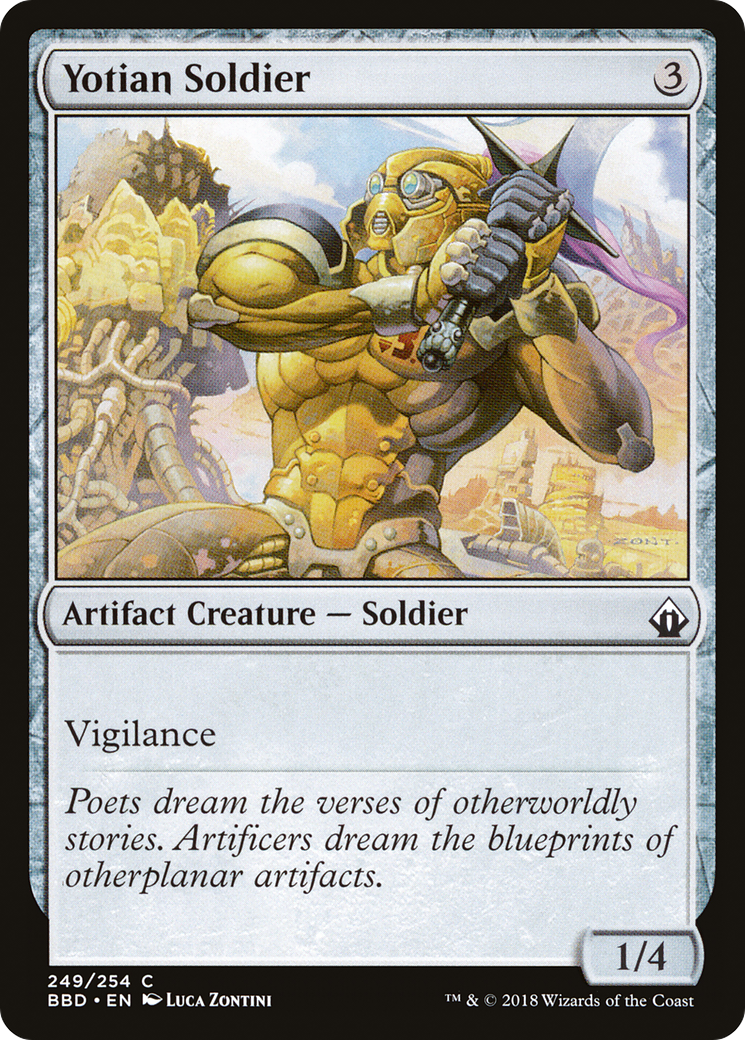 Yotian Soldier (249) Foil - Battlebond