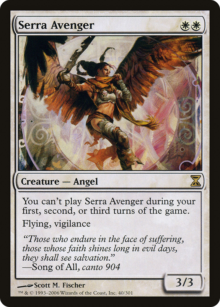 Serra Avenger (040) Foil - Time Spiral
