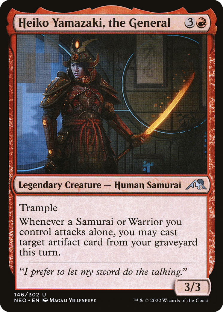 Heiko Yamazaki, the General (146) - Kamigawa: Neon Dynasty