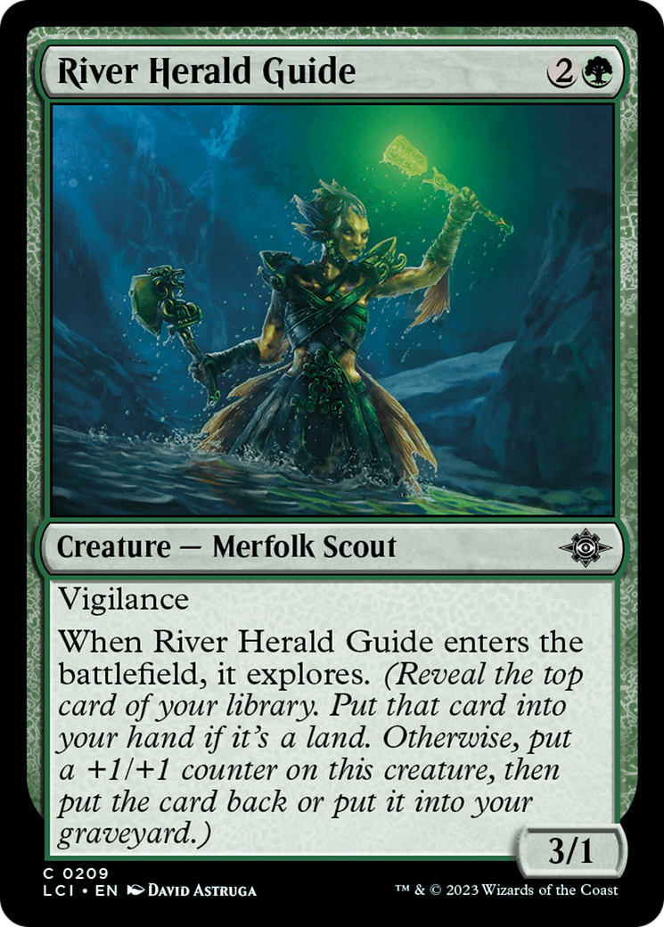 River Herald Guide (209) Foil - The Lost Caverns of Ixalan