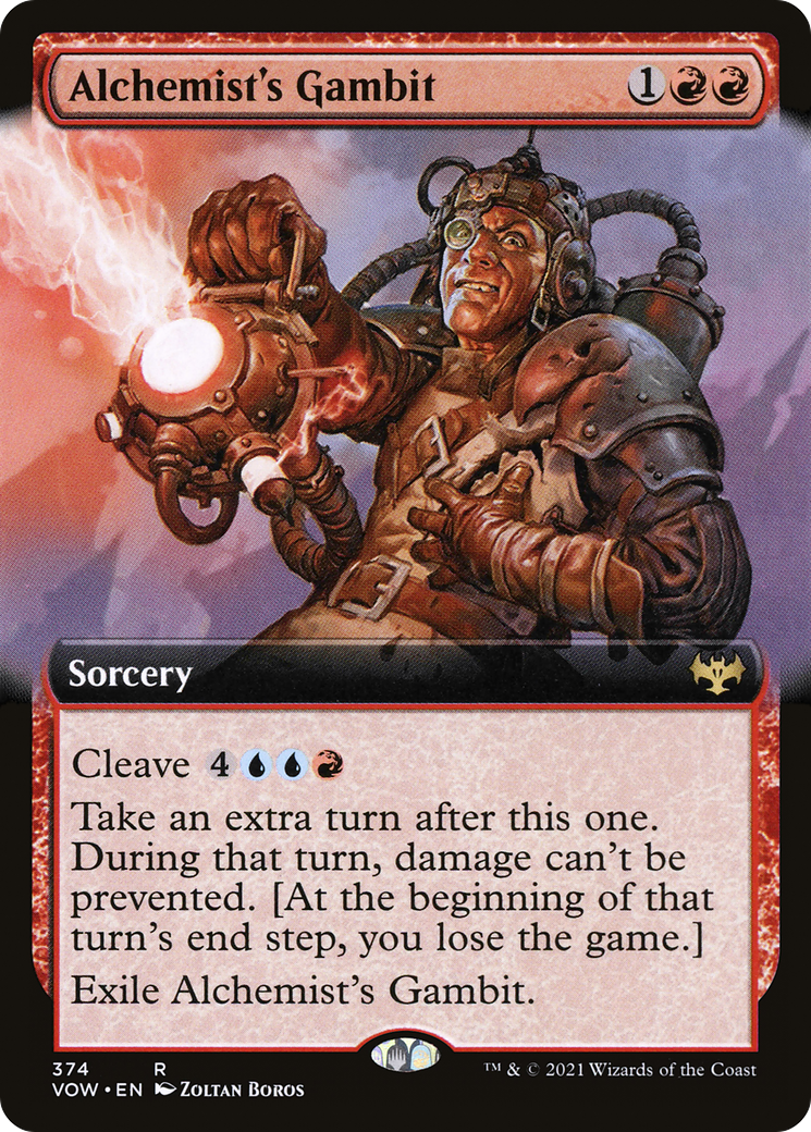 Alchemist's Gambit (Extended Art) (374) Foil - Innistrad: Crimson Vow