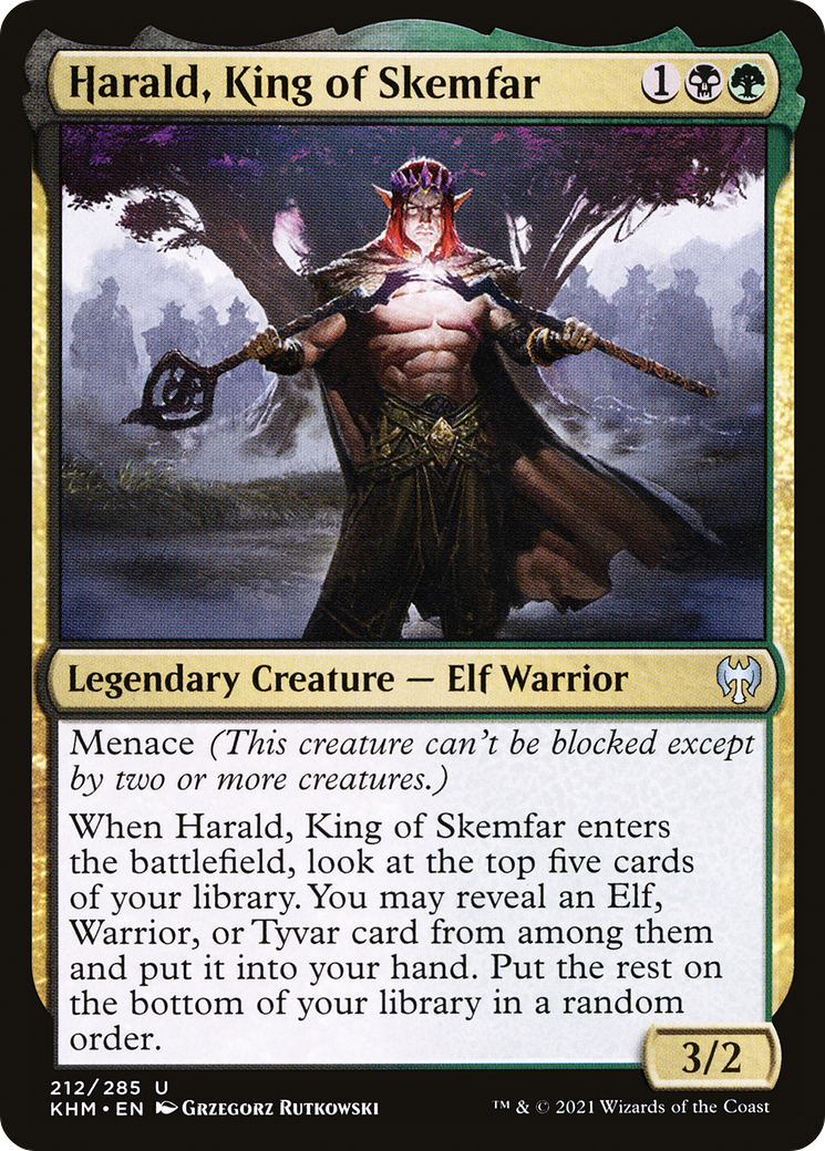 Harald, King of Skemfar (212) Foil - Kaldheim