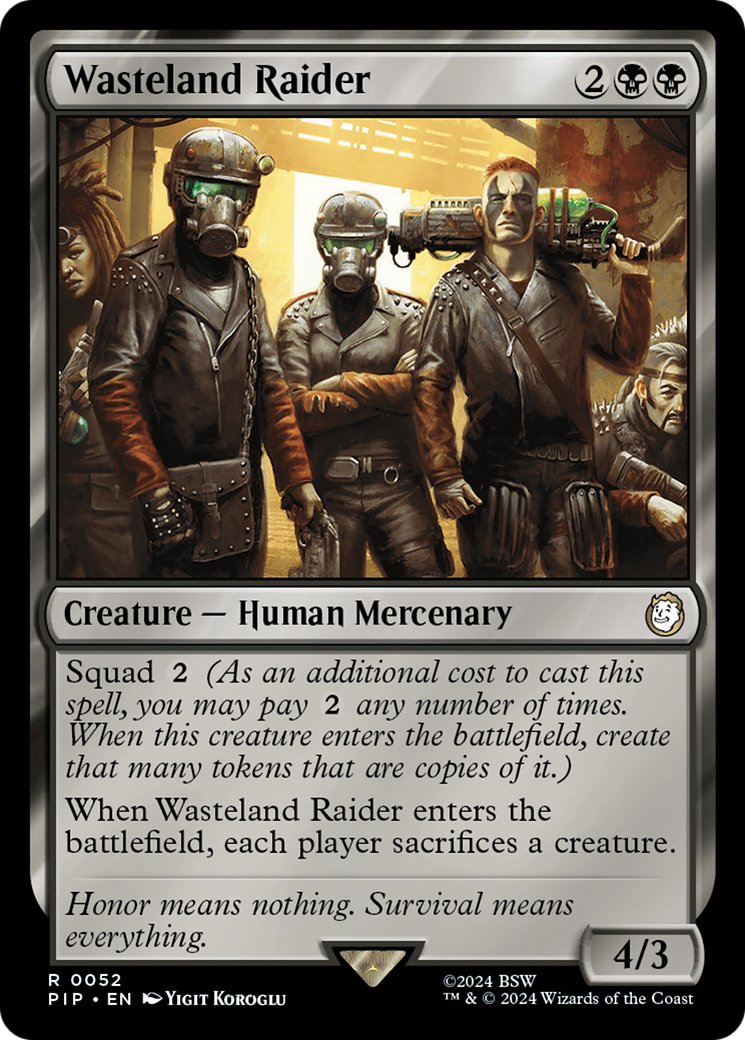 Wasteland Raider (052) Foil - Fallout