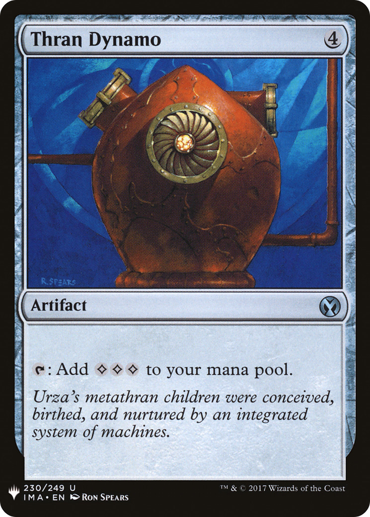 Thran Dynamo (IMA-230) - The List