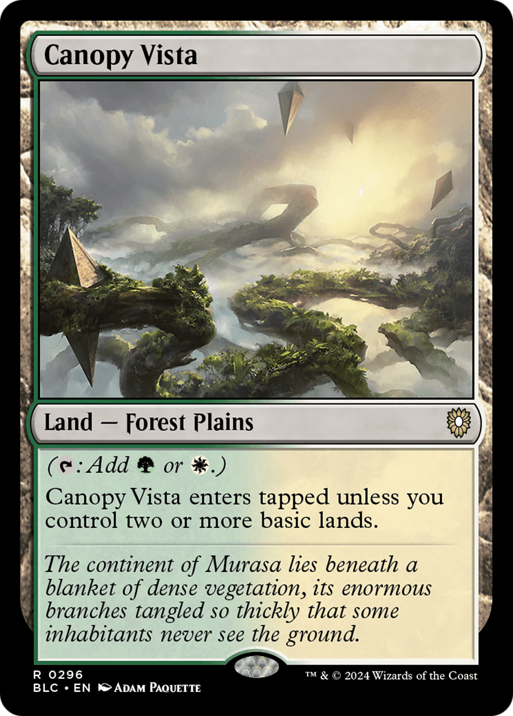 Canopy Vista (296) - Bloomburrow Commander