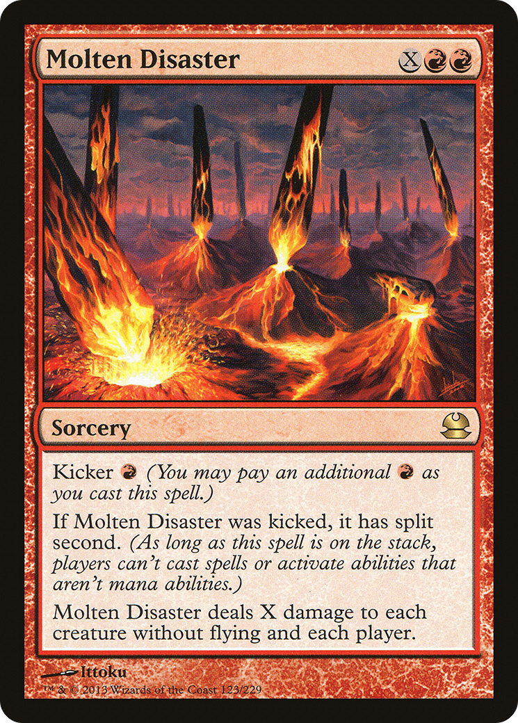 Molten Disaster (123) - Modern Masters