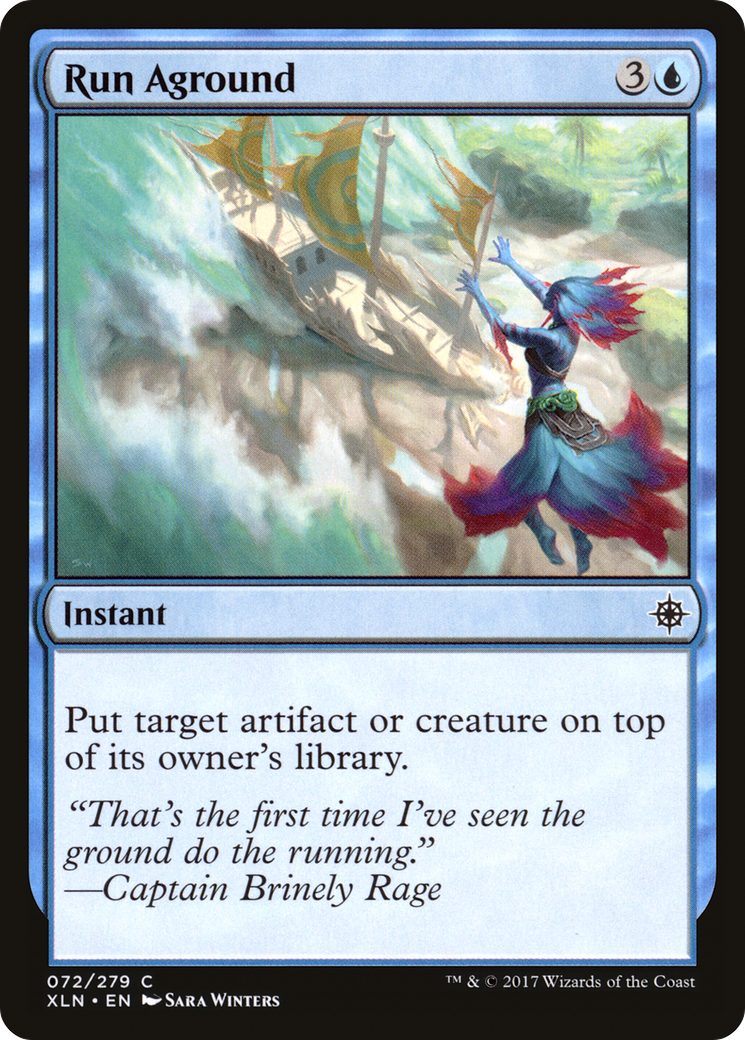 Run Aground (072) Foil - Ixalan