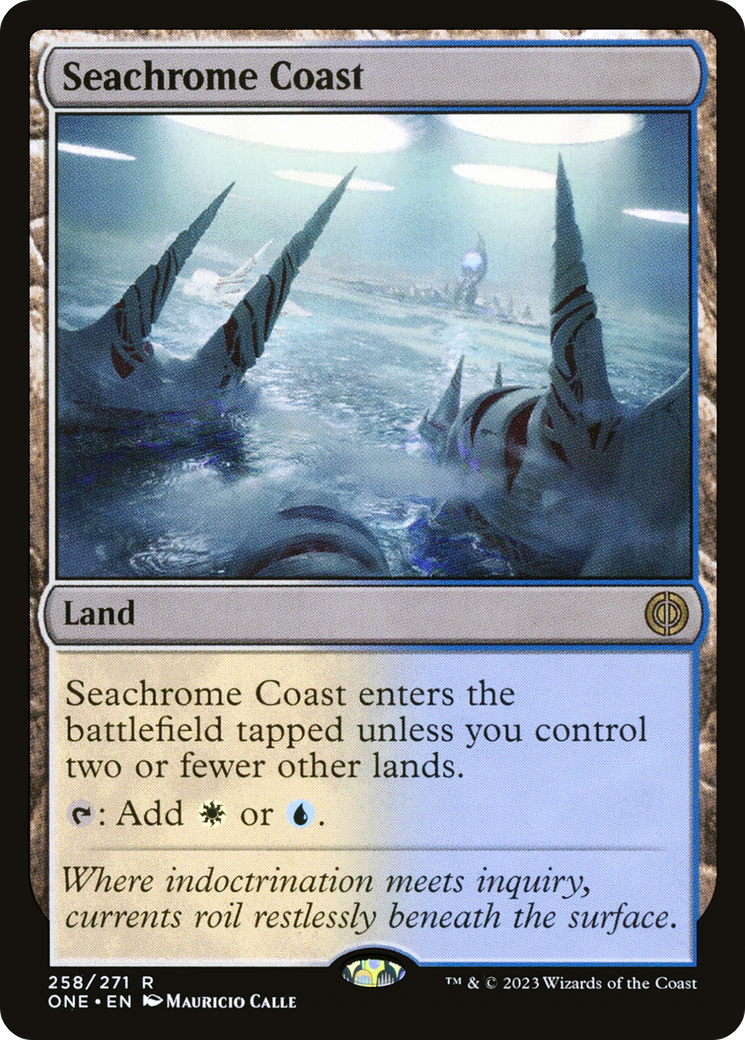 Seachrome Coast (258) Foil - Phyrexia: All Will Be One