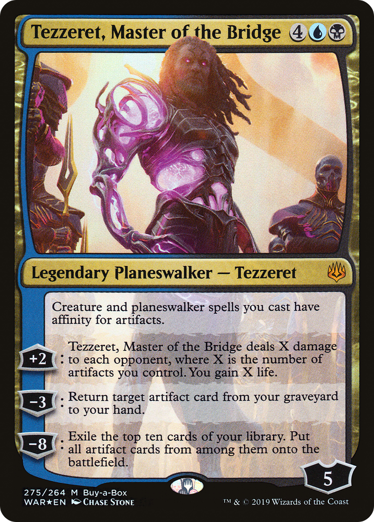 Tezzeret, Master of the Bridge (275) Foil - War of the Spark