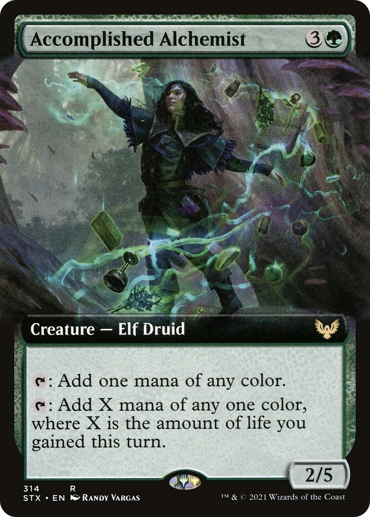 Accomplished Alchemist (Extended Art) (314) - Strixhaven: School of Mages