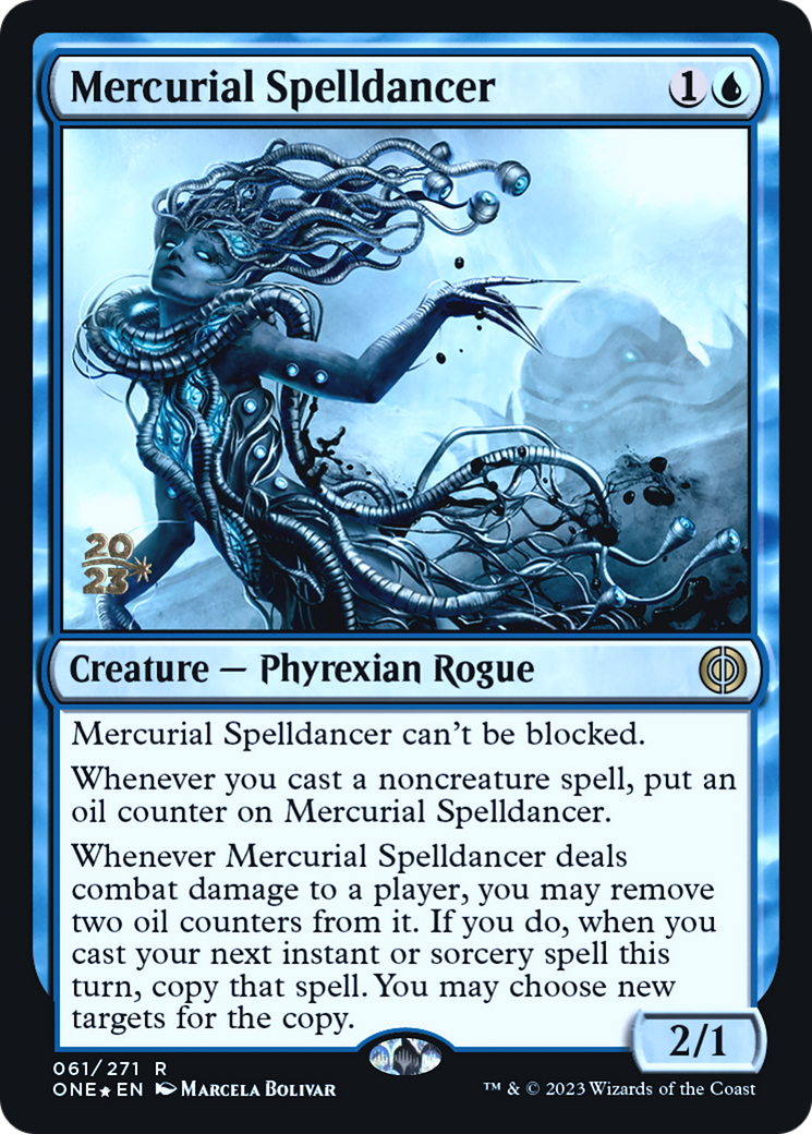 Mercurial Spelldancer (61s) Foil - Phyrexia: All Will Be One Promos