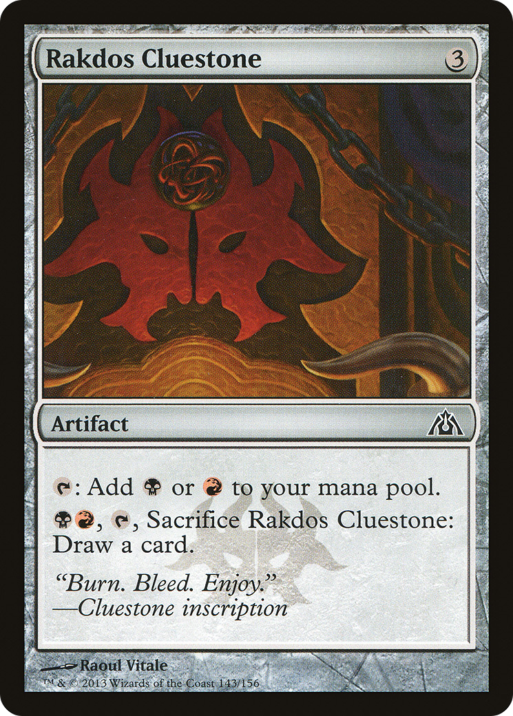Rakdos Cluestone (143) Foil - Dragon's Maze