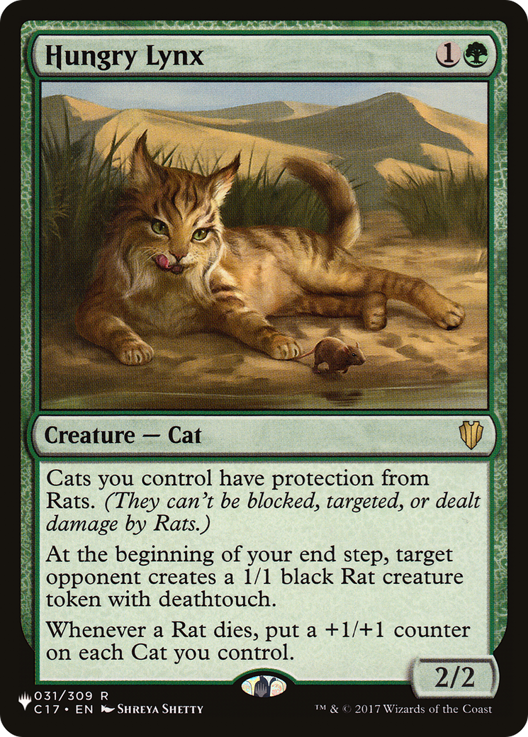 Hungry Lynx (C17-31) - The List