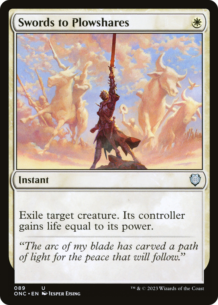 Swords to Plowshares (089) - Phyrexia: All Will Be One Commander