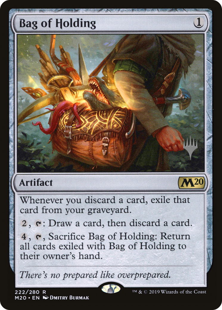 Bag of Holding (222p) Foil - Core Set 2020 Promos