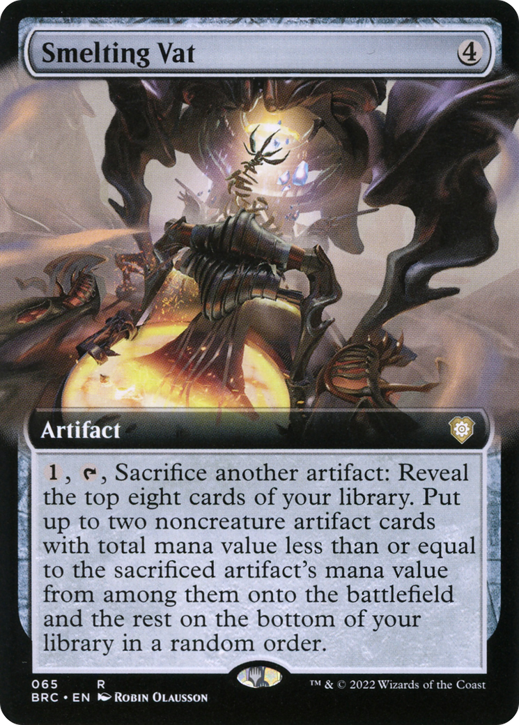 Smelting Vat (Extended Art) (065) - The Brothers' War Commander