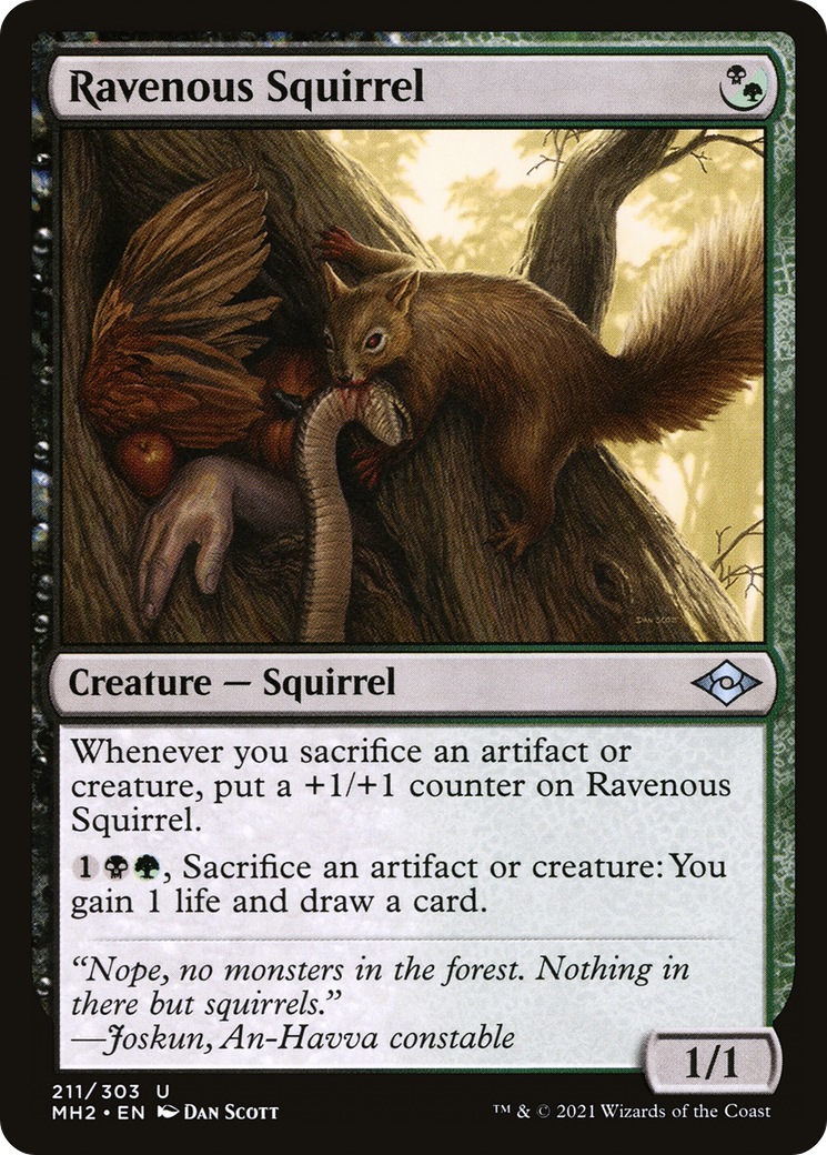 Ravenous Squirrel (211) - Modern Horizons 2
