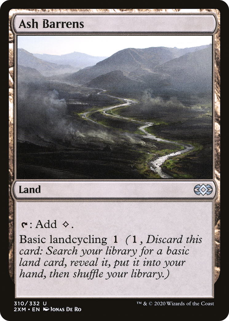 Ash Barrens (310) Foil - Double Masters