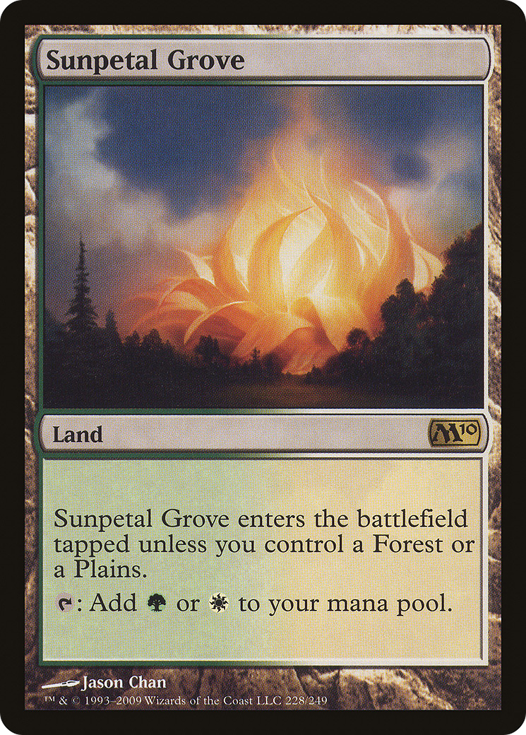 Sunpetal Grove (228) Foil - Magic 2010