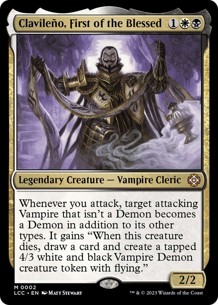 Clavileno, First of the Blessed (002) Foil - The Lost Caverns of Ixalan Commander