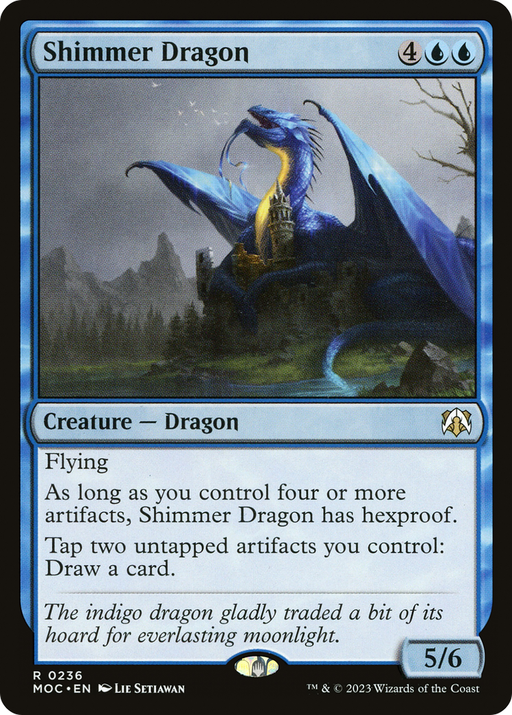 Shimmer Dragon (236) - March of the Machine Commander