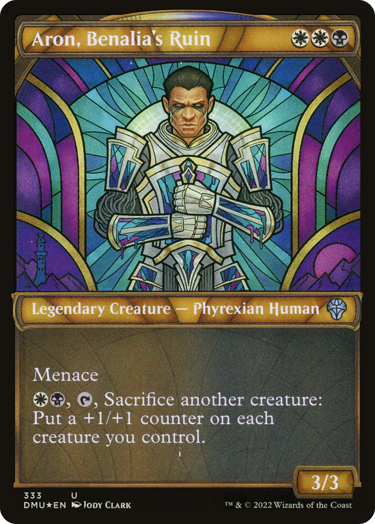 Aron, Benalia's Ruin (Showcase) (333) Foil - Dominaria United